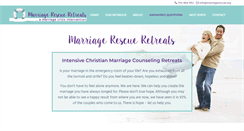 Desktop Screenshot of marriagerescue.org